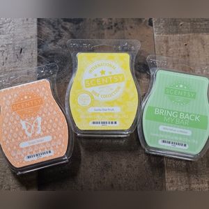 3 New Scentsy Bars ~ Tropic Tango, Lucky Star Fruit, Wild What-a-Melon